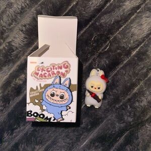 Exciting Macaron Labubu- Coca Cola Mini Keychain